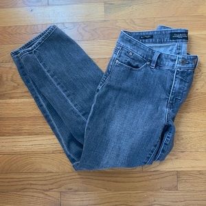 Talbots flawless grey jeans size 4 petite.